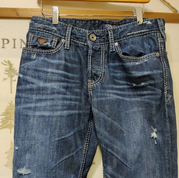 Men' Guess Falcon Boot Cut Jeans - 32 - Picture 4 of 11